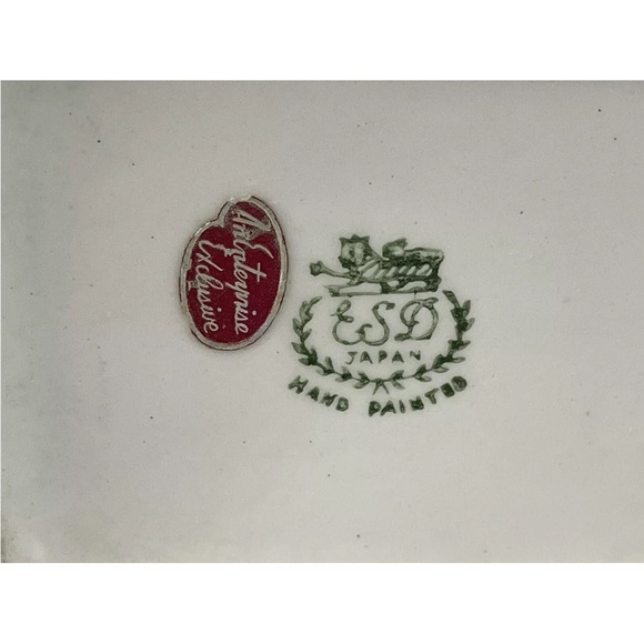 An Enterprise Exclusive ESD Japan Vtg Ceramic Fairy House Coin Bank Boy & Sheep - Picture 7 of 9